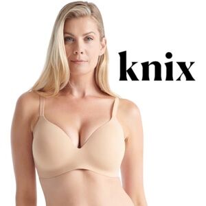 knix WingWoman Contour Bra - Warm Sand - Size 6+